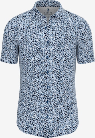 DESOTO Button Up Shirt 'Kent' in Blue: front