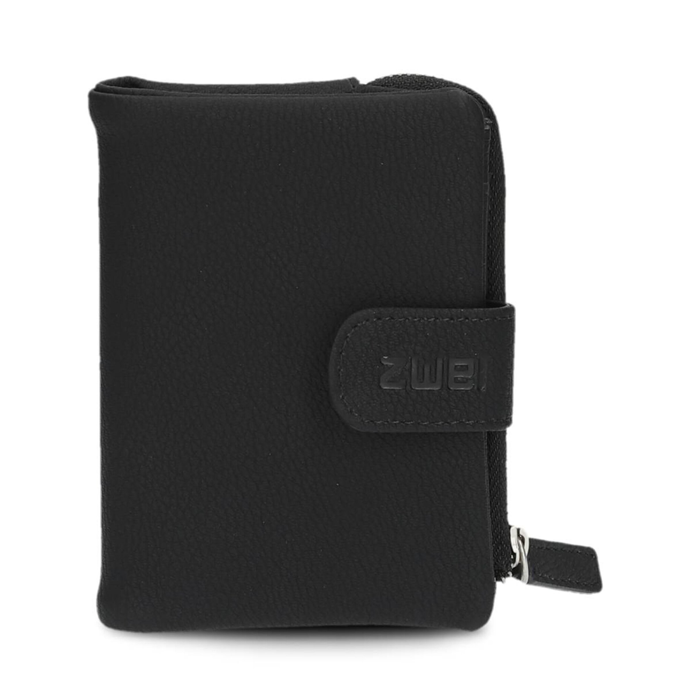 ZWEI Portemonnaie 'Mademoiselle' in Schwarz: Vorderseite