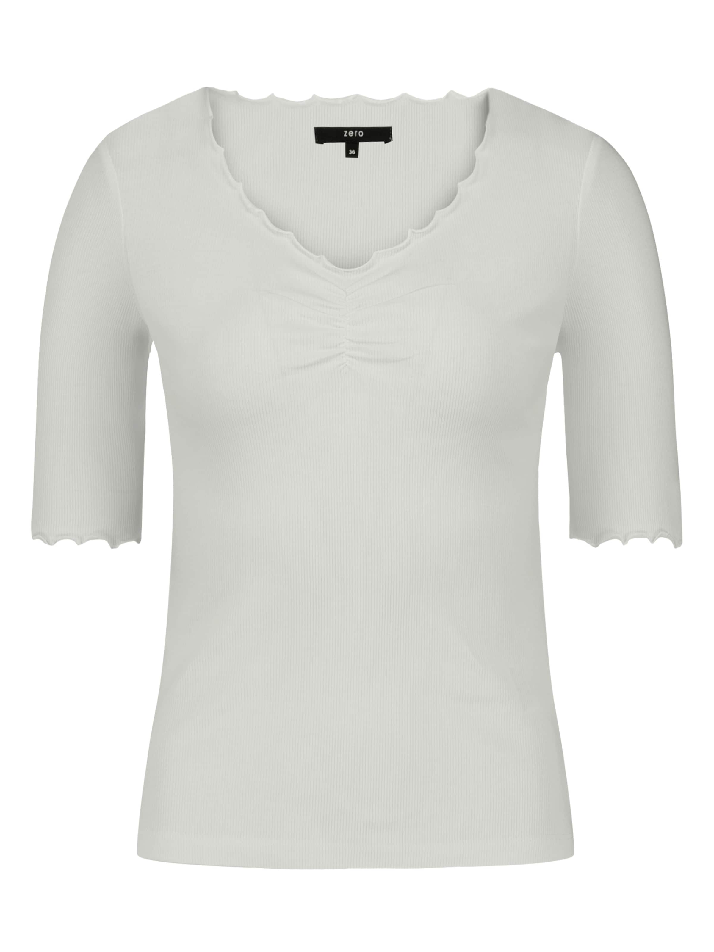 zero Shirt in Weiß: Vorderseite