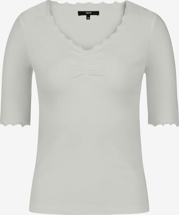 T-shirt zero en blanc : devant