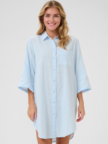 Abito camicia di Kaffe in blu: frontale