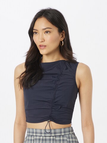 Daisy Street Top in Blue: front