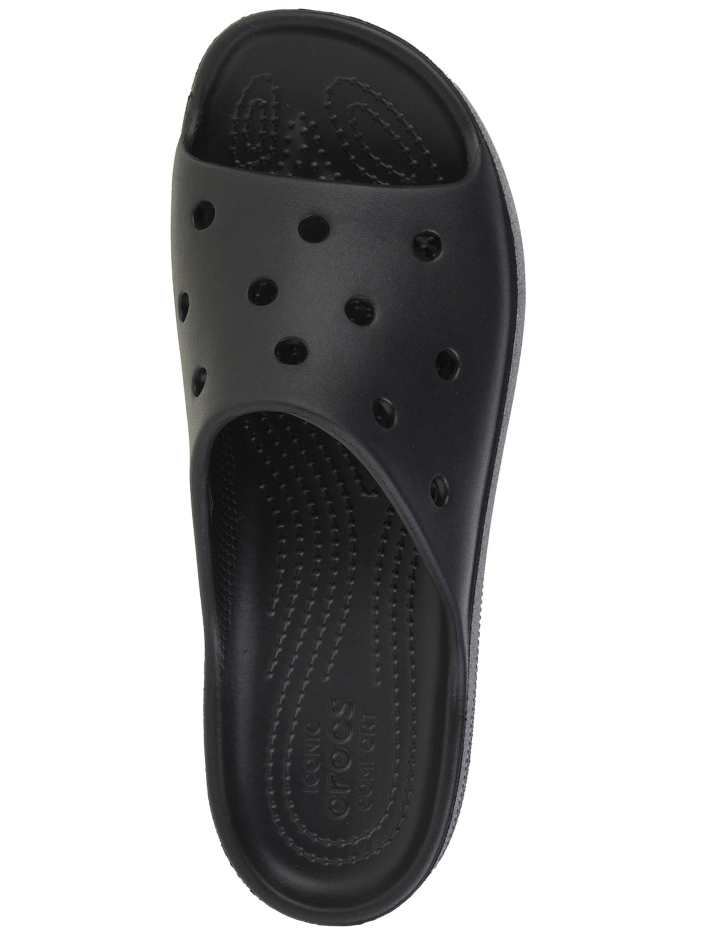 Claquettes / Tongs Crocs en noir