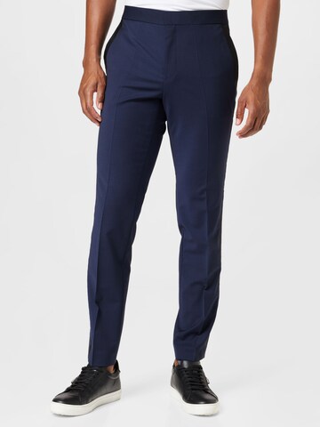 HUGO Regular Pantalon 'Hesten' in Blauw: voorkant