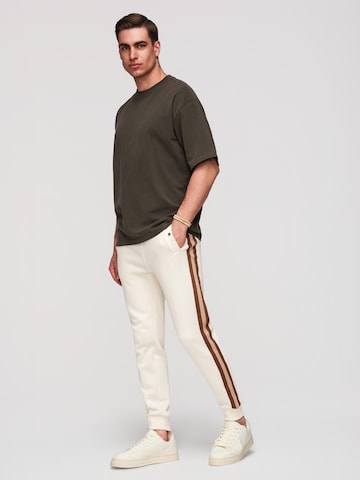 Ombre Regular Hose in Beige: Vorderseite