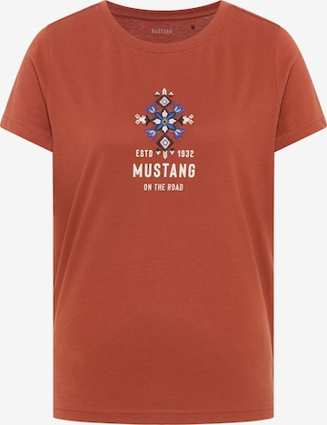 MUSTANG Shirt in Rot: predná strana