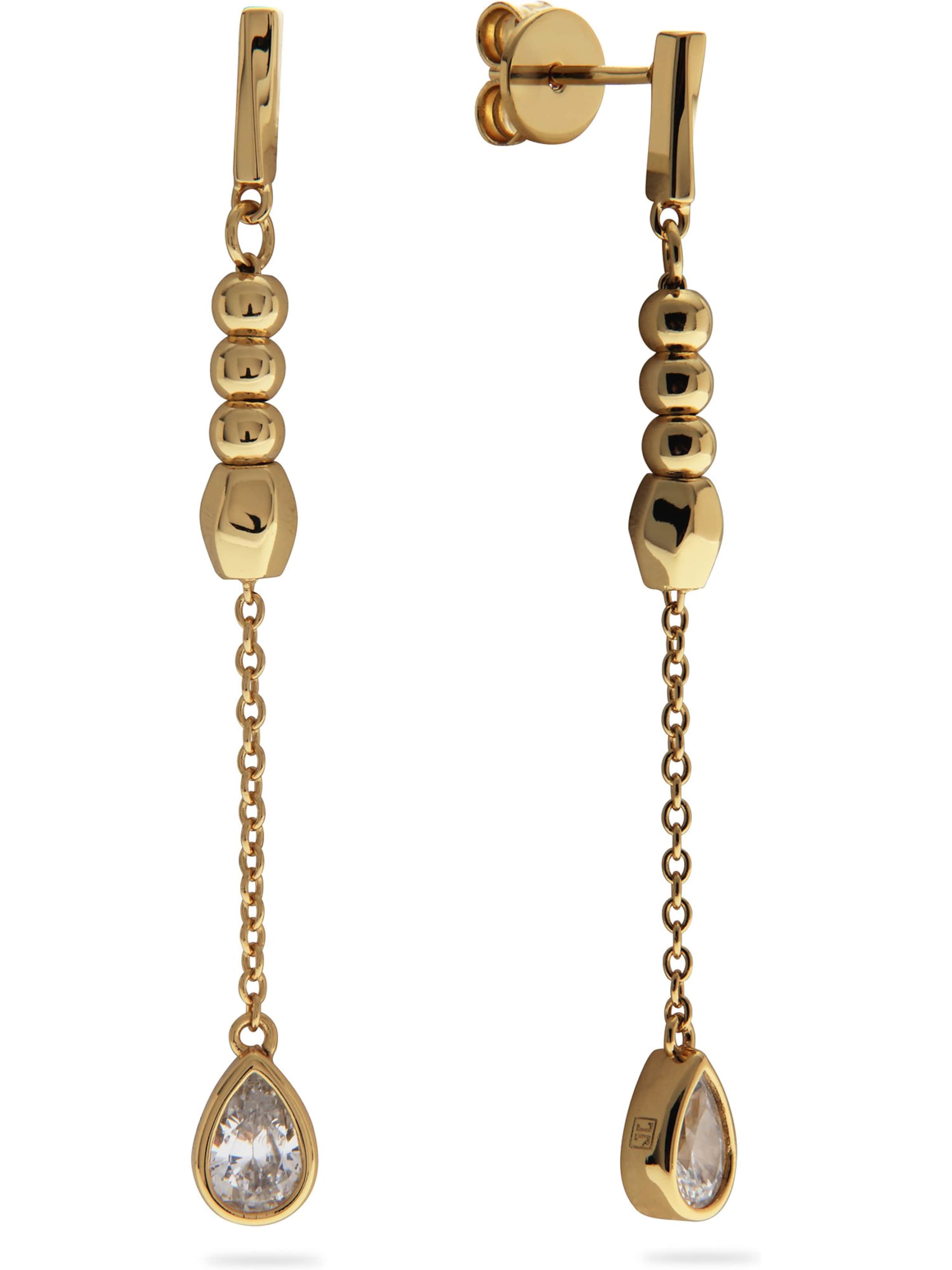 JETTE Earrings in Gold: front