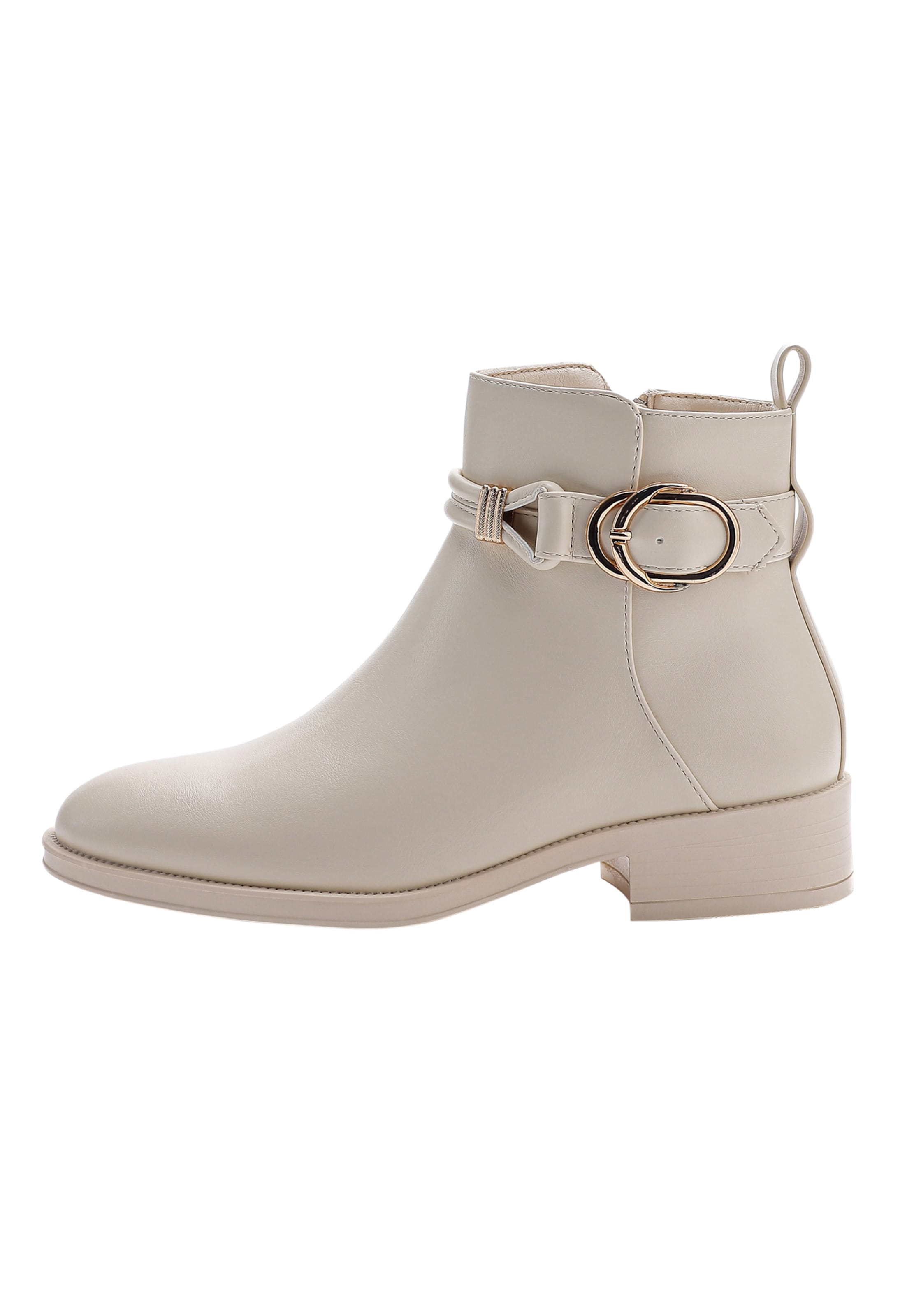 Elara Enkellaarsjes in Beige