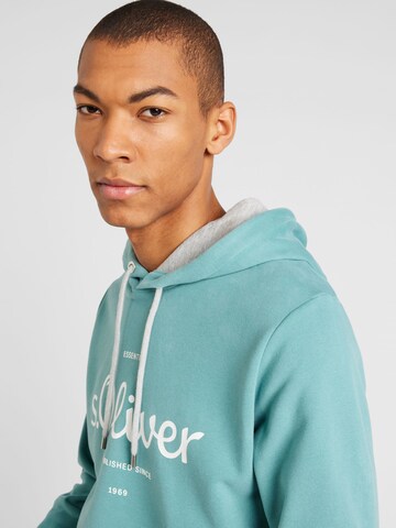 s.Oliver Sweatshirt in Groen