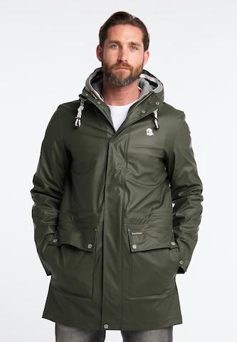 Manteau mi-saison Schmuddelwedda en vert : devant