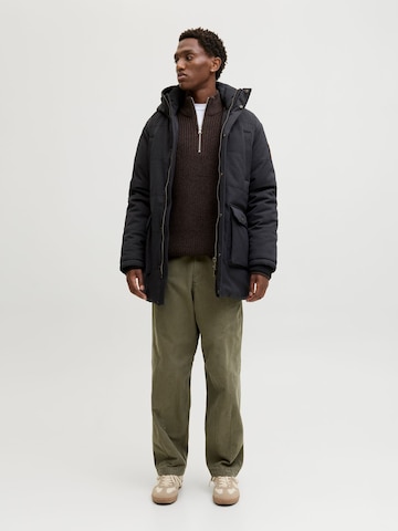 JACK & JONES - regular Pantalón chino 'Barrel' en verde