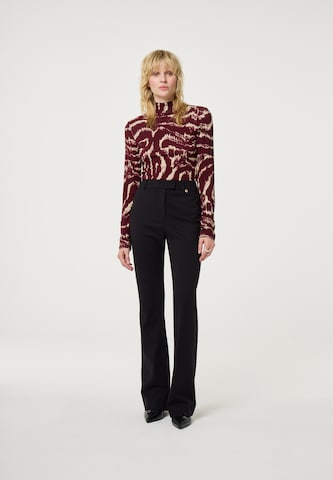évasé Pantalon Fabienne Chapot en noir