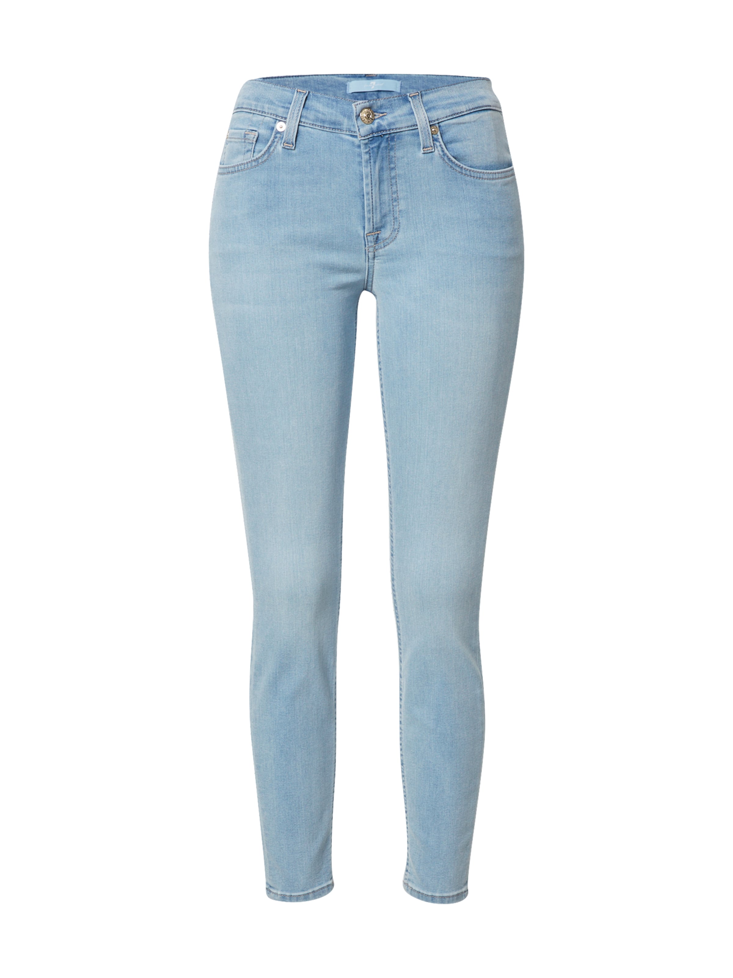 7 for all mankind Skinny Jeans in Blue: front