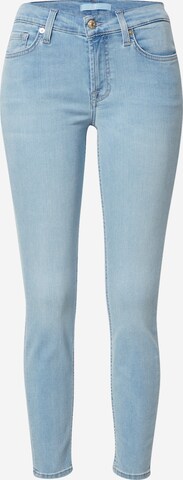 7 for all mankind Skinny Jeans in Blue: front