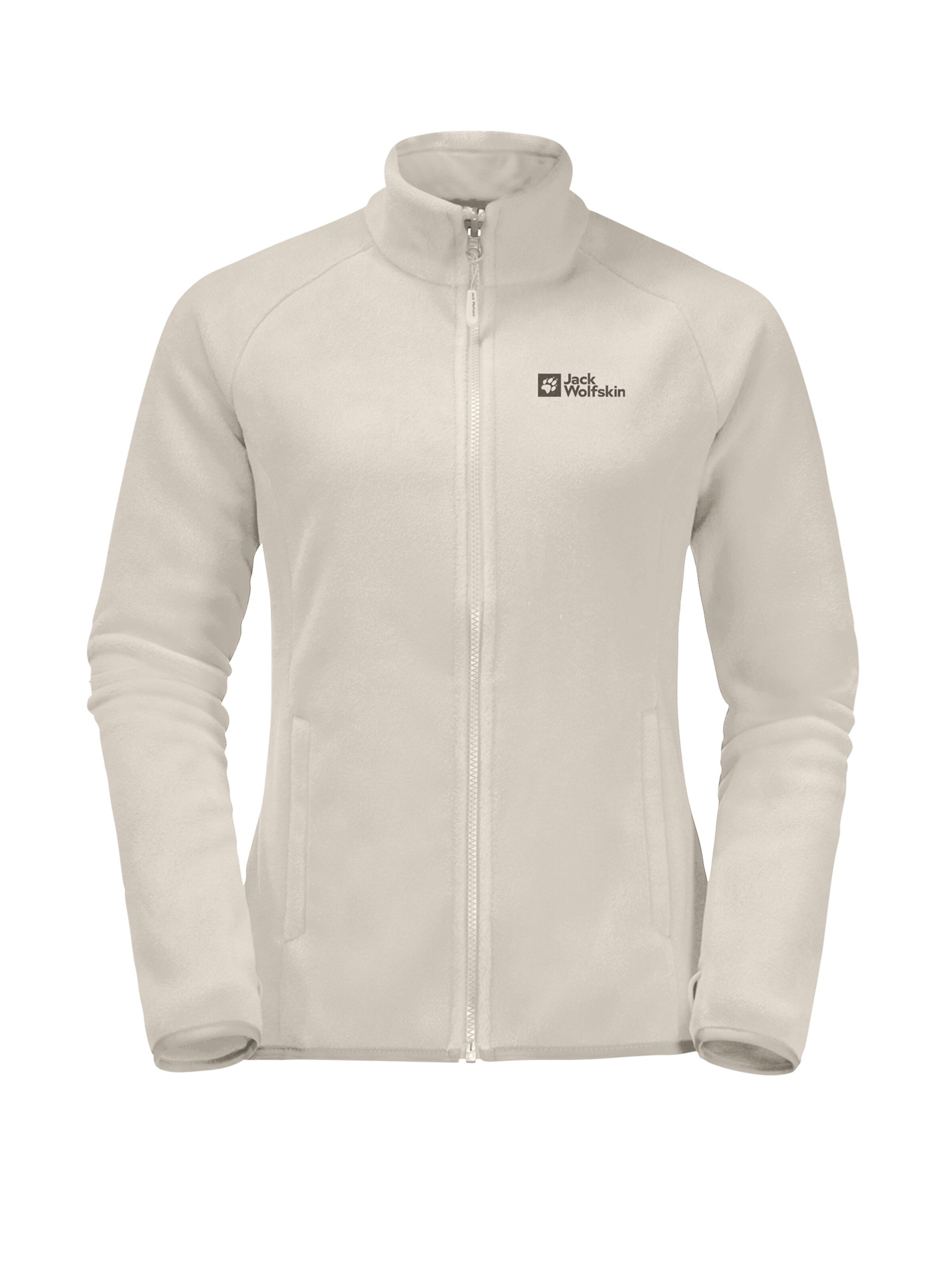 Veste en polaire fonctionnelle 'Moonrise' JACK WOLFSKIN en beige : devant