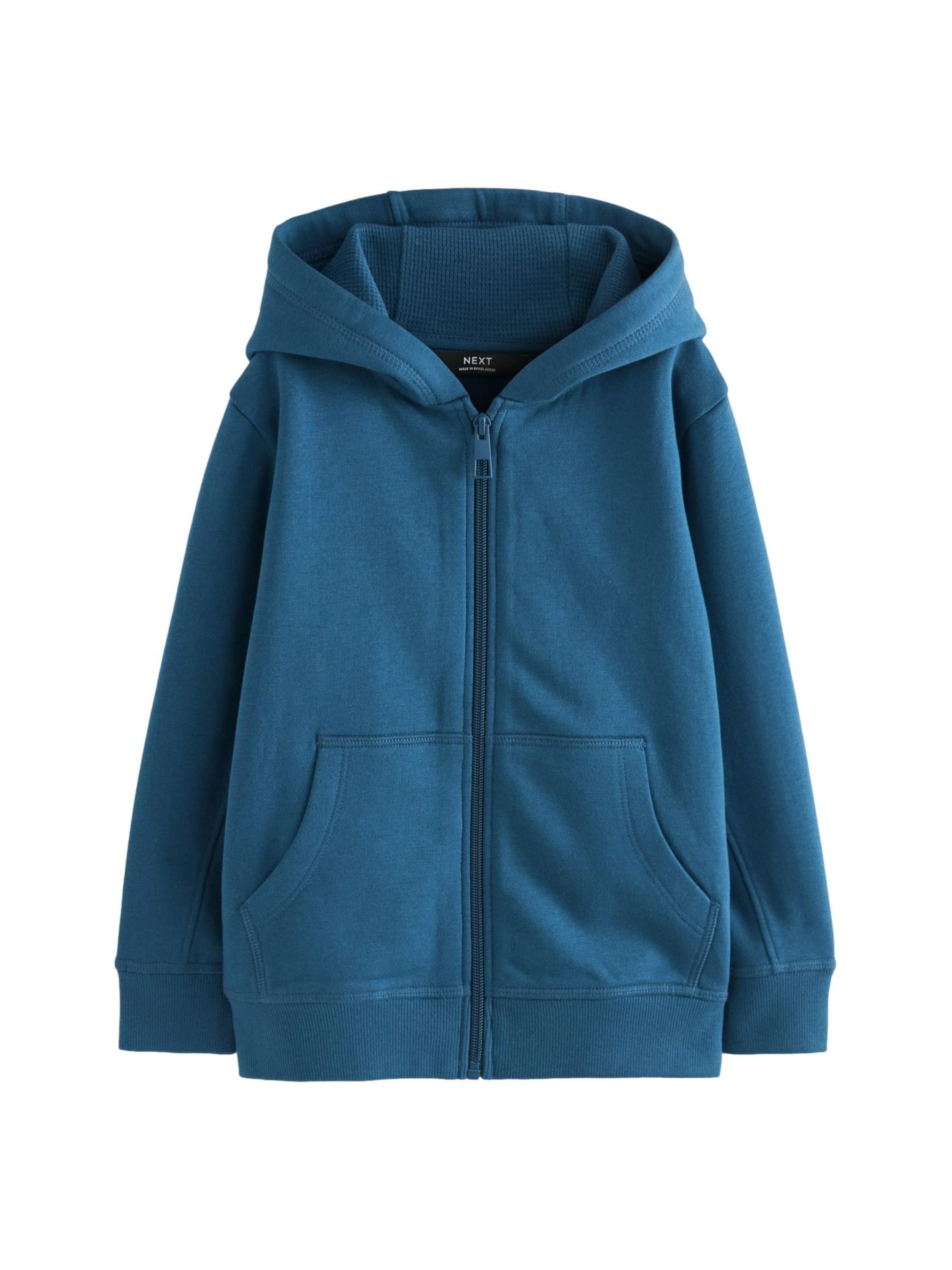 Next Sweatjakke i blå: forside