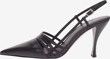 Décolleté sling 'Michael Kors Decollete Haisley Sling Pump' di Michael Kors in nero: frontale