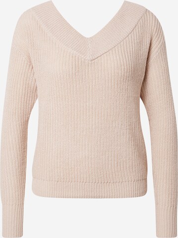 ONLY - Jersey 'MELTON' en beige: frente