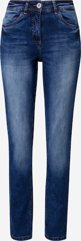 CECIL Slimfit Jeans 'Toronto' i blå: framsida
