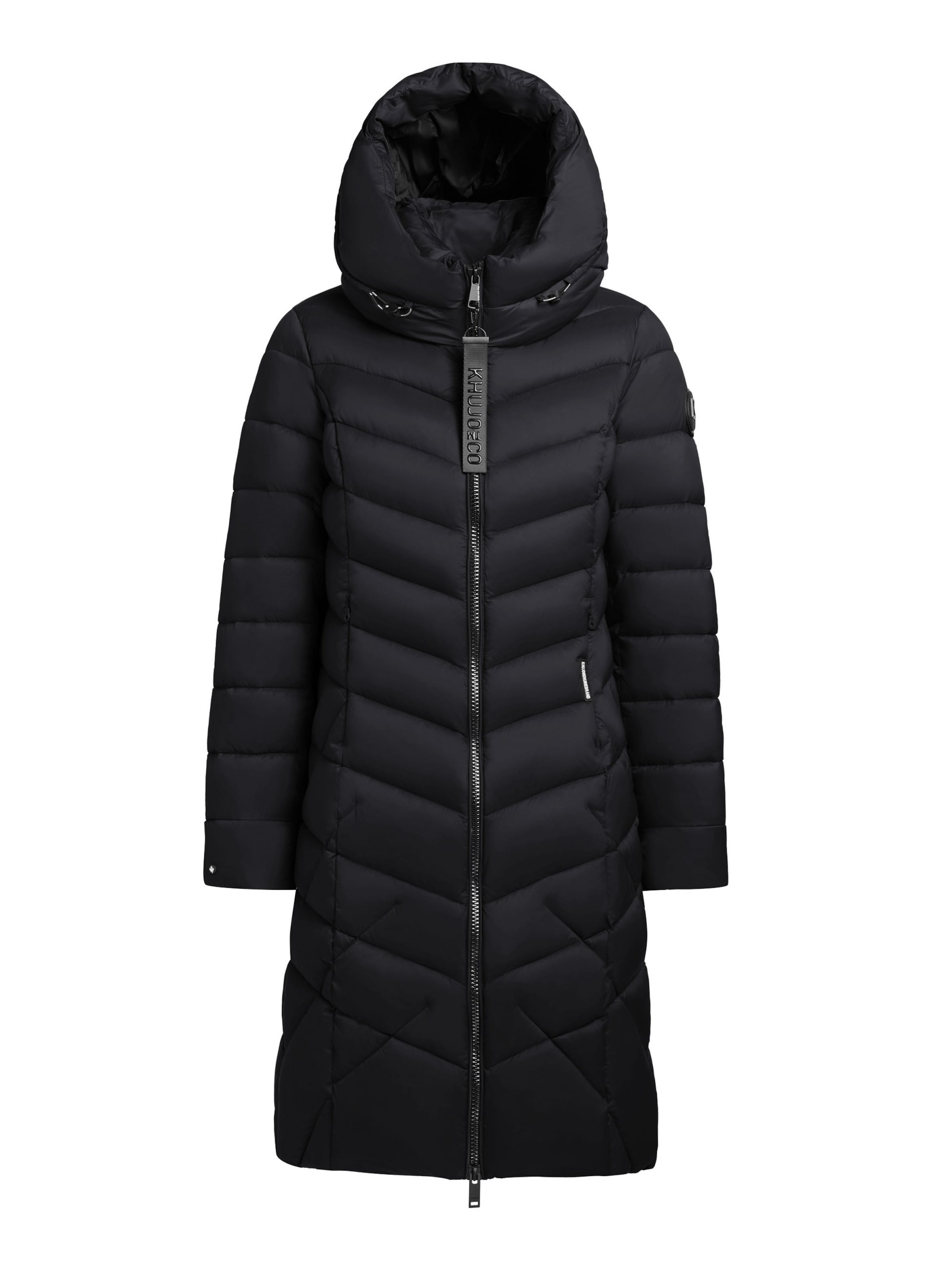 khujo Zimski plašč &#x27;Odana3&#x27; | črna barva: sprednja stran