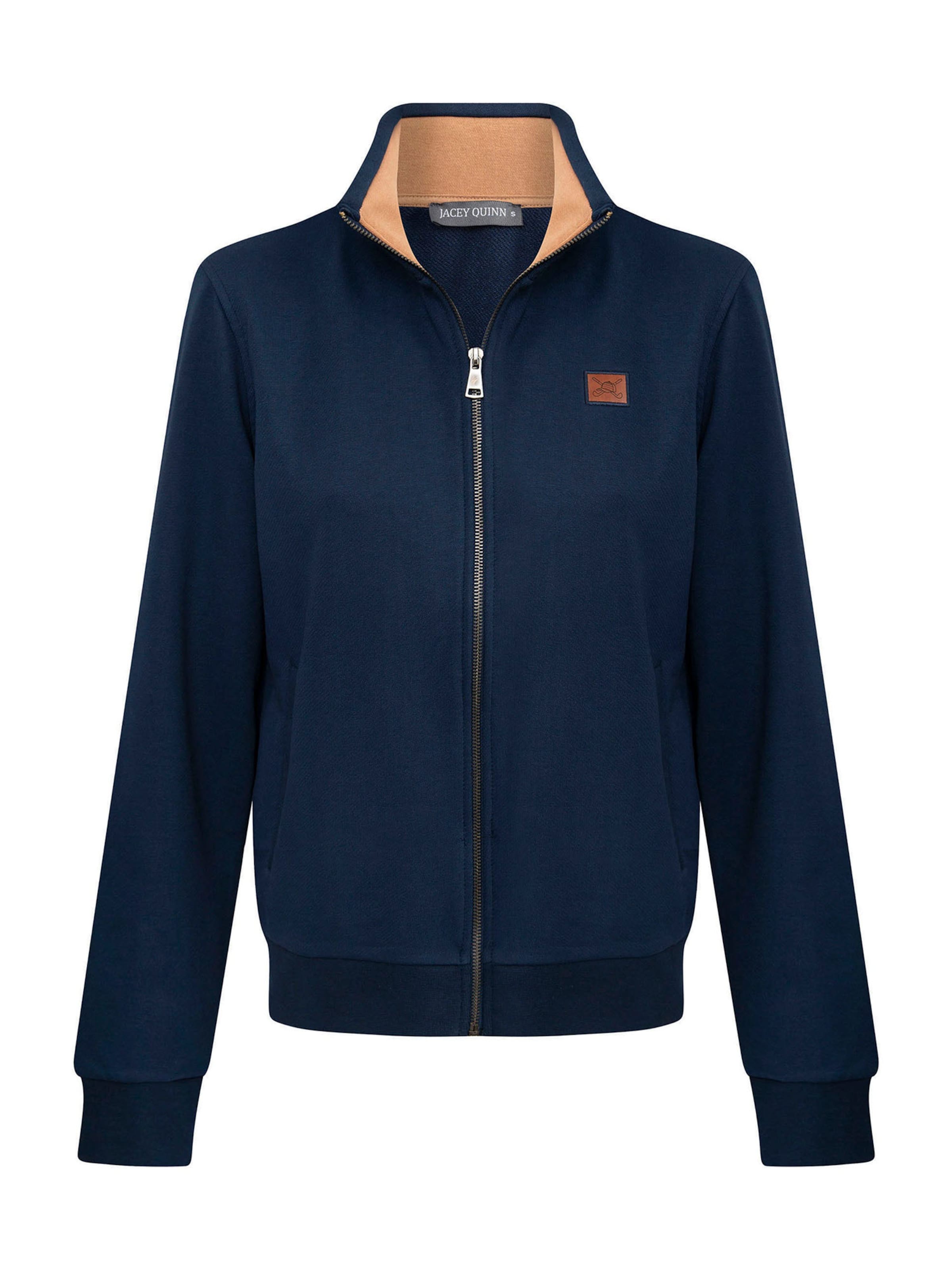 Jacey Quinn Jopa na zadrgo | modra barva: sprednja stran