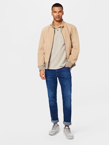 BOSS Regular Fit Poloshirt 'Prime' in Grau