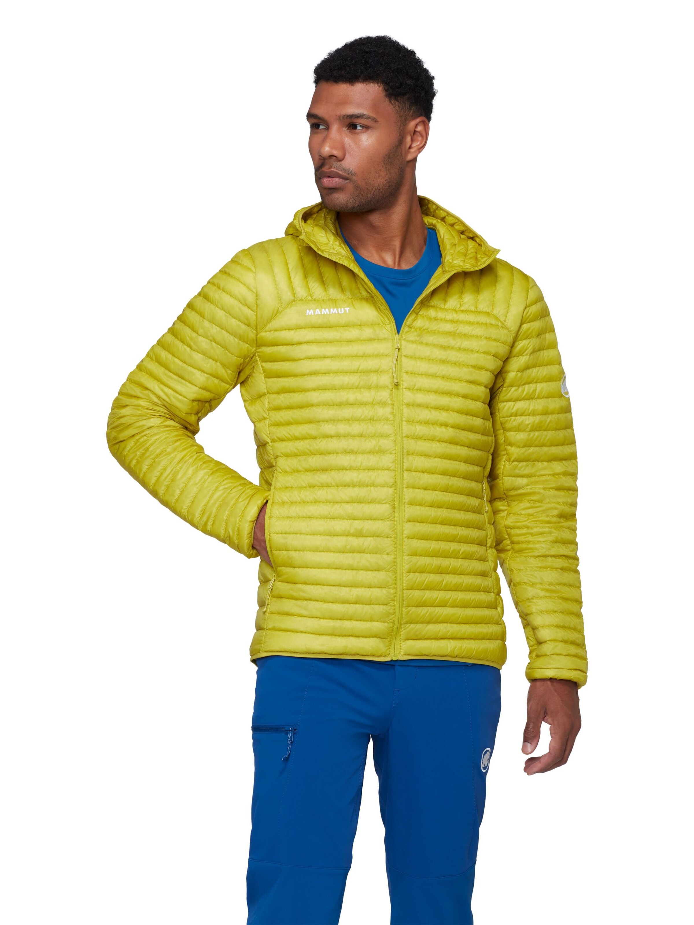 MAMMUT Outdoor jacket in Yellow: front