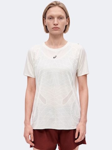 ASICS Funktionsshirt 'METARUN' in Weiß: Vorderseite