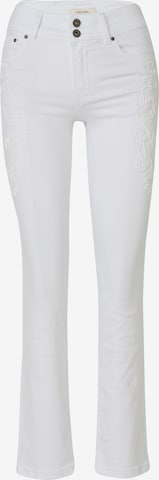 KOROSHI Regular Farkut värissä valkoinen: etupuoli