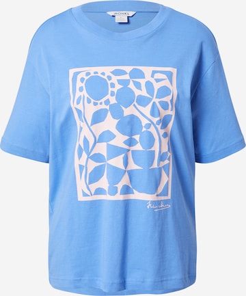 Monki Shirt in Blauw: voorkant