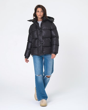 FRESHLIONS Steppjacke 'Francisca' in Schwarz