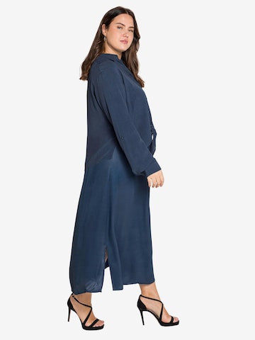 SHEEGO Shirt Dress in Blue