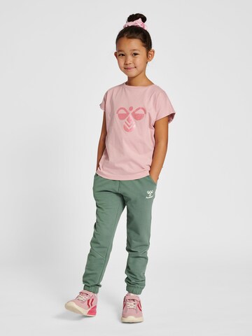 Hummel Tapered Sports trousers 'Nuttie' in Green