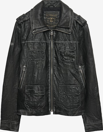 Superdry & Co Tussenjas in Zwart: voorkant