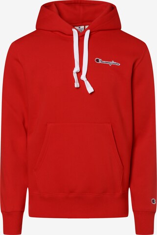 Sweat-shirt Champion en rouge : devant