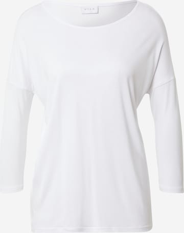 T-shirt 'Scoop' VILA en blanc : devant