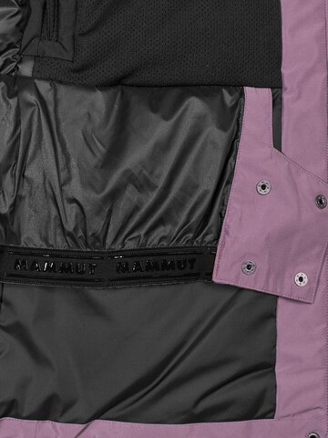 MAMMUT Athletic Jacket 'Fall Line' in Purple