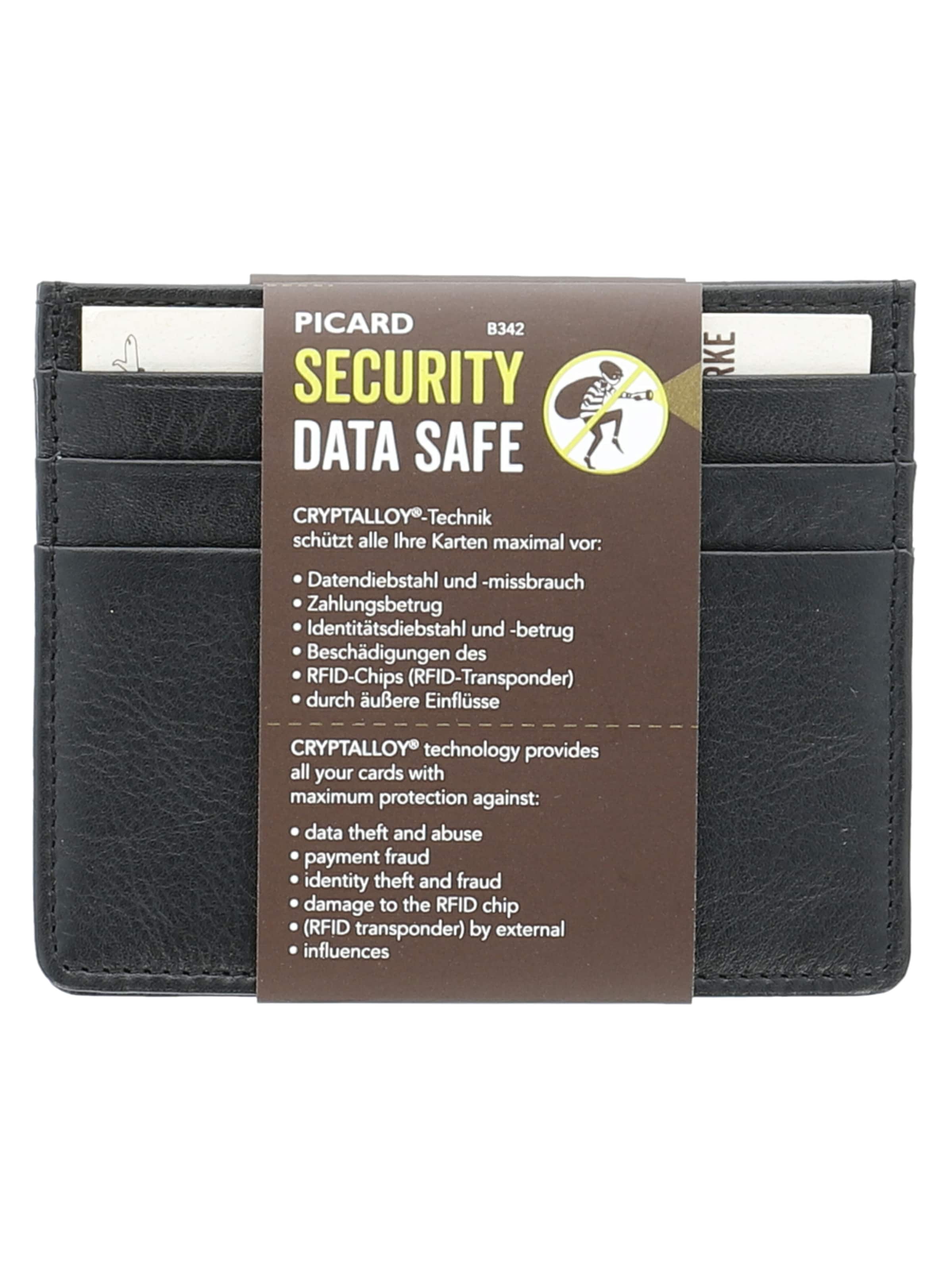 Porte-monnaies ' Soft Safe ' Picard en noir