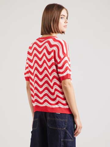 Hailys Sweater 'Ju44lie' in Red