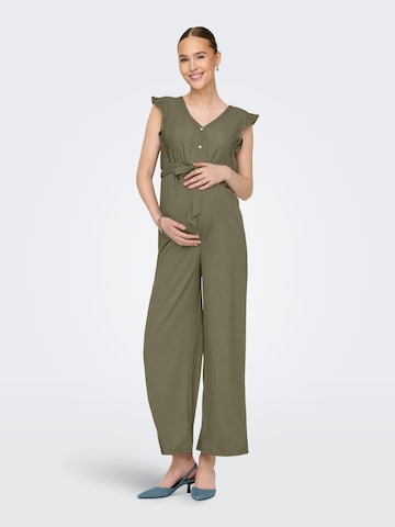 Only Maternity Jumpsuit 'OLMElisa' i grøn: forside
