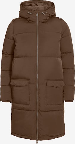 OBJECT Between-Seasons Coat 'Zhanna' in Brown: front