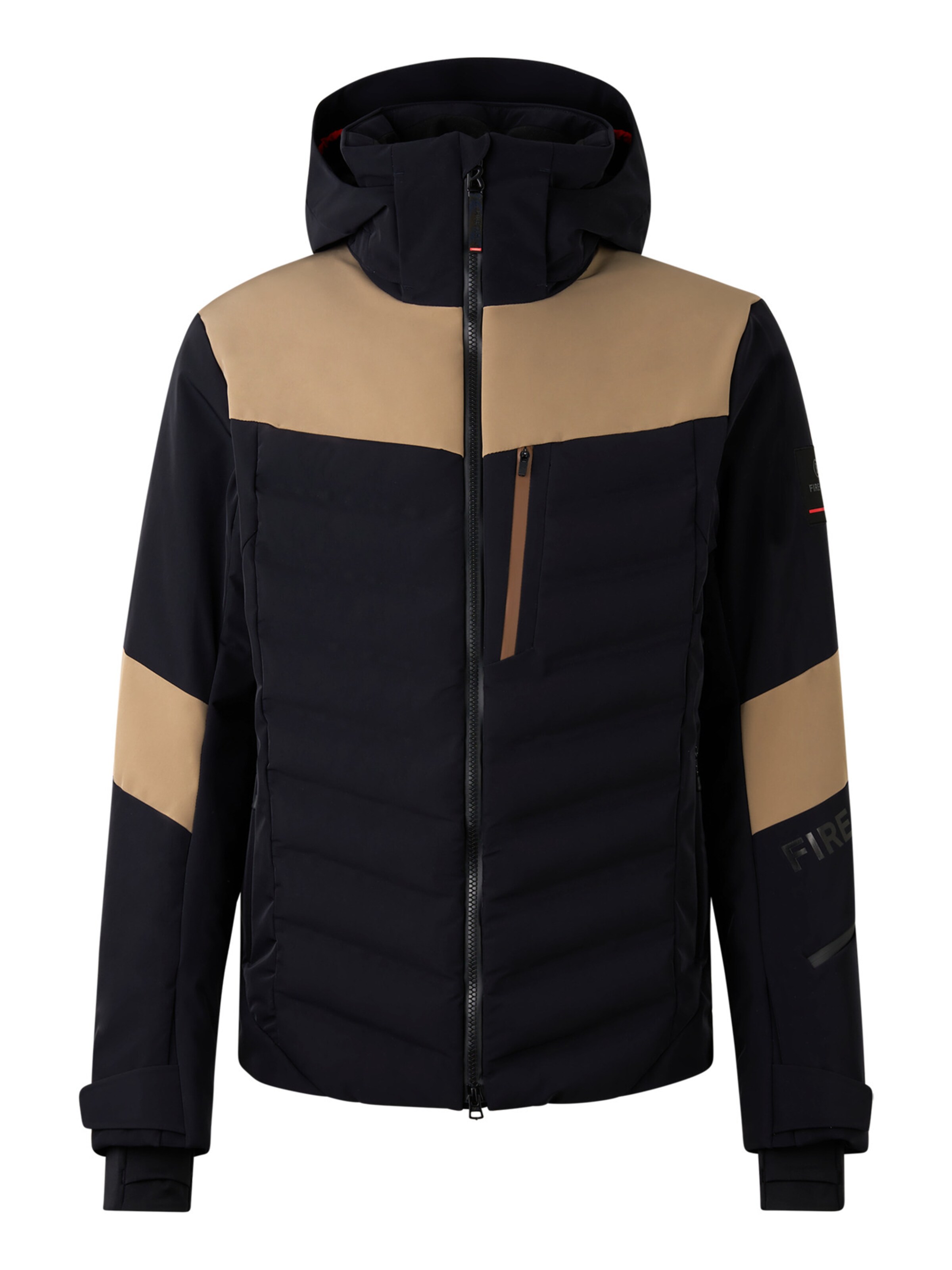 Bogner Fire + Ice Outdoorjacke 'Radek' in Schwarz: Vorderseite