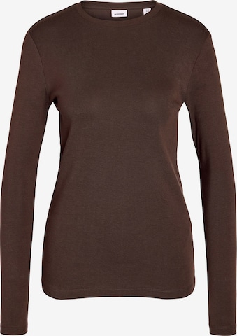 T-shirt Noisy may en marron : devant