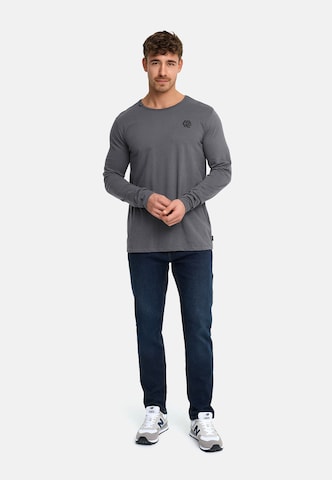 INDICODE JEANS Shirt 'Trense' in Grey
