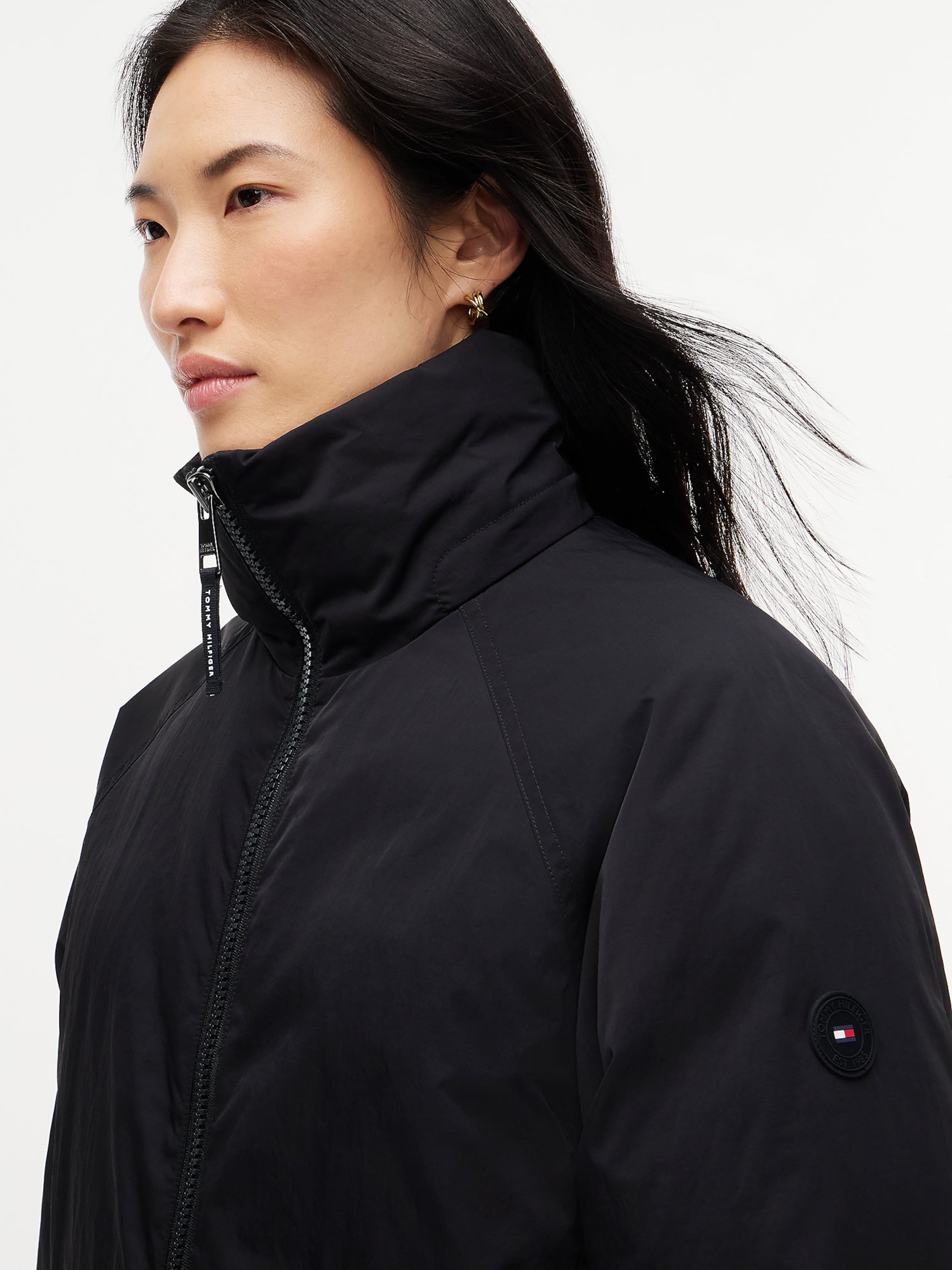 TOMMY HILFIGER Winterjas in Zwart