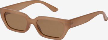 Pilgrim Sunglasses 'ORIANA' in Brown: front