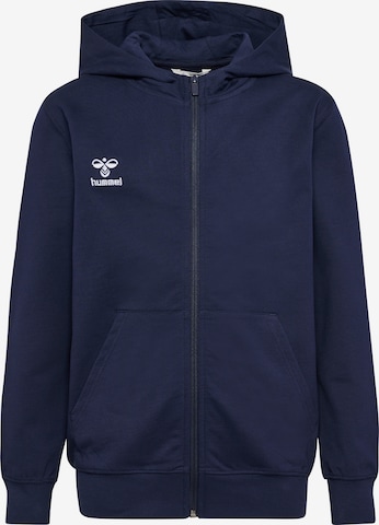 Hummel Sweatjacke 'GO 2.0' in Blau: Vorderseite