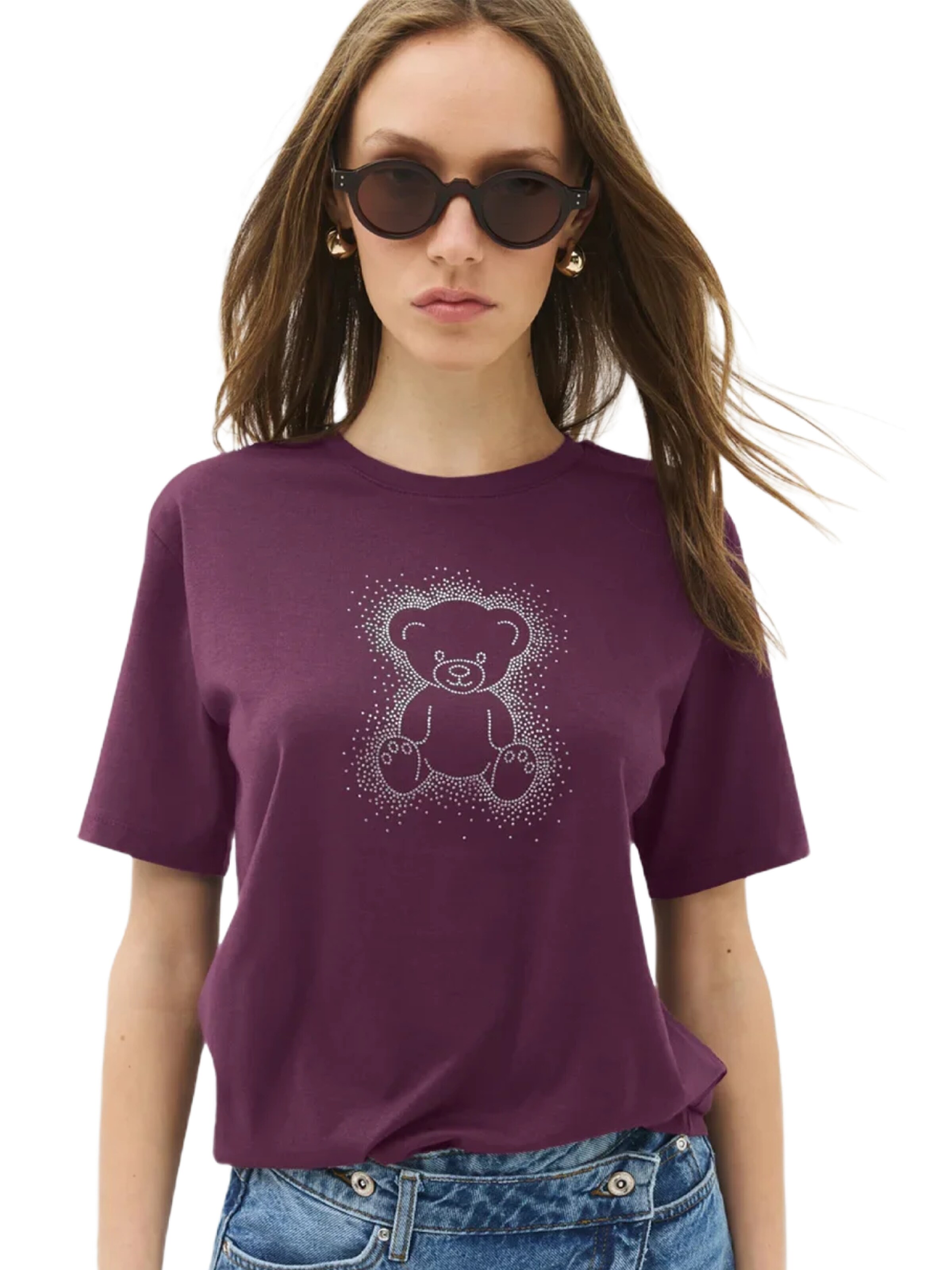 No Matter What Shirt in Purple: front