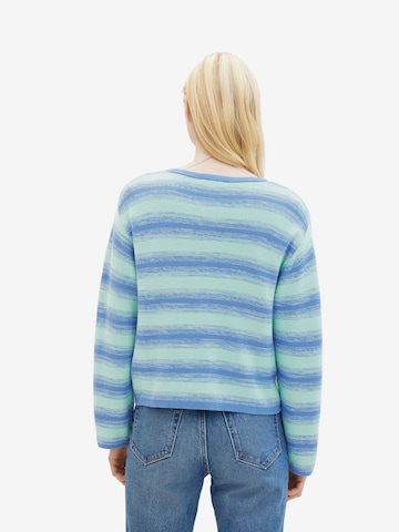 TOM TAILOR DENIM Pullover in Blau