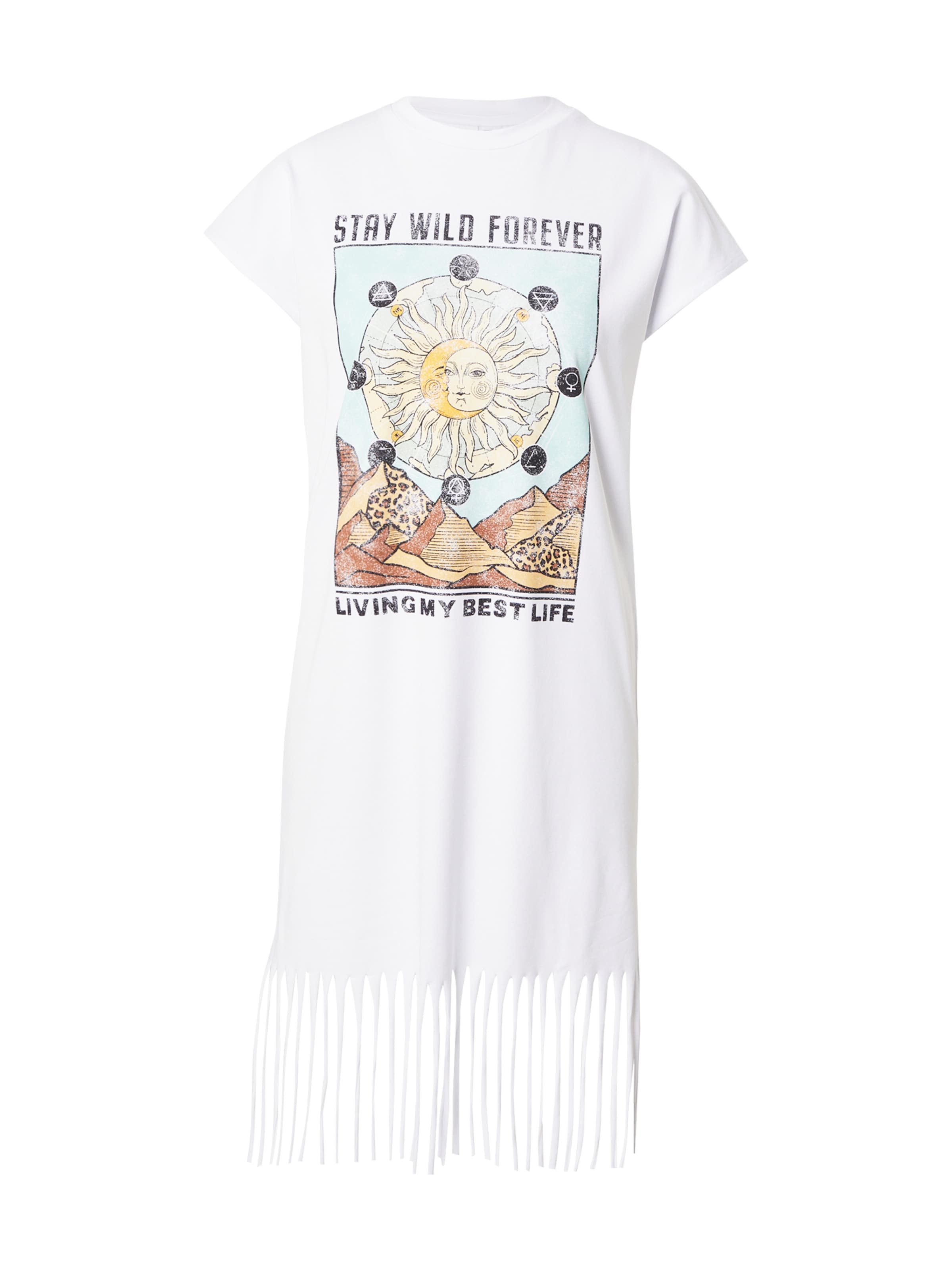 Noisy mayHaljina 'NMFEVER' - bijela boja: prednji dio